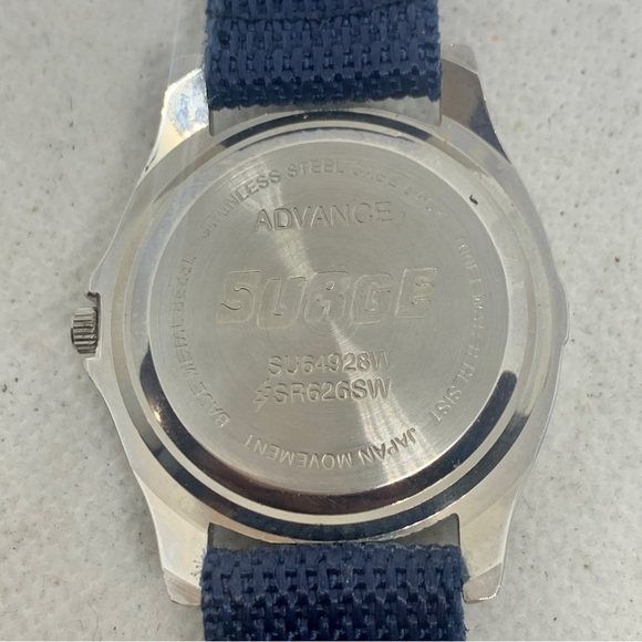 SURGE By Advance Men’s Quartz Wristwatch Nylon Band Japan Movement Working - Picture 12 of 16